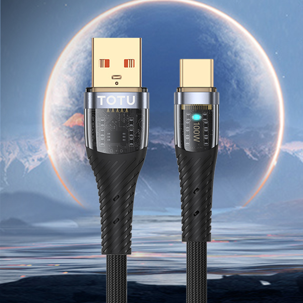 TOTU 拓途 Type-C充電線傳輸線編織快充線閃充線 CB-8系列 1.5M