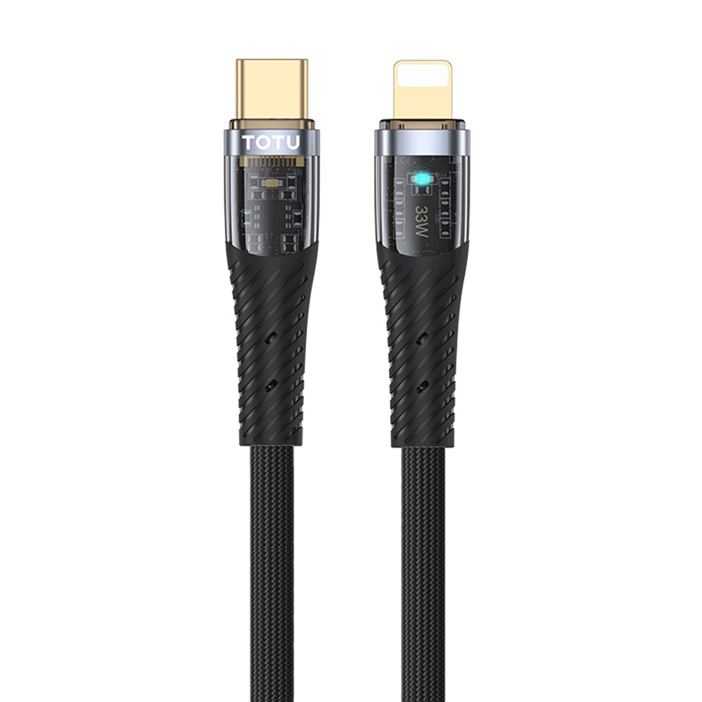 TOTU 拓途 PD/Lightning/Type-C/iPhone充電線傳輸線編織快充線 CB-8系列 1.5M