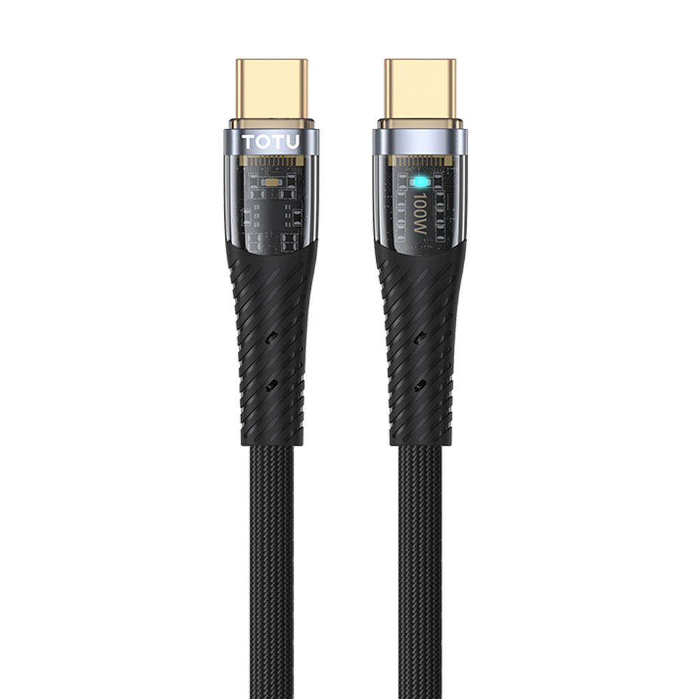 TOTU 拓途 雙Type-C/PD充電線傳輸線閃充線編織快充線 CB-8系列 1.5M