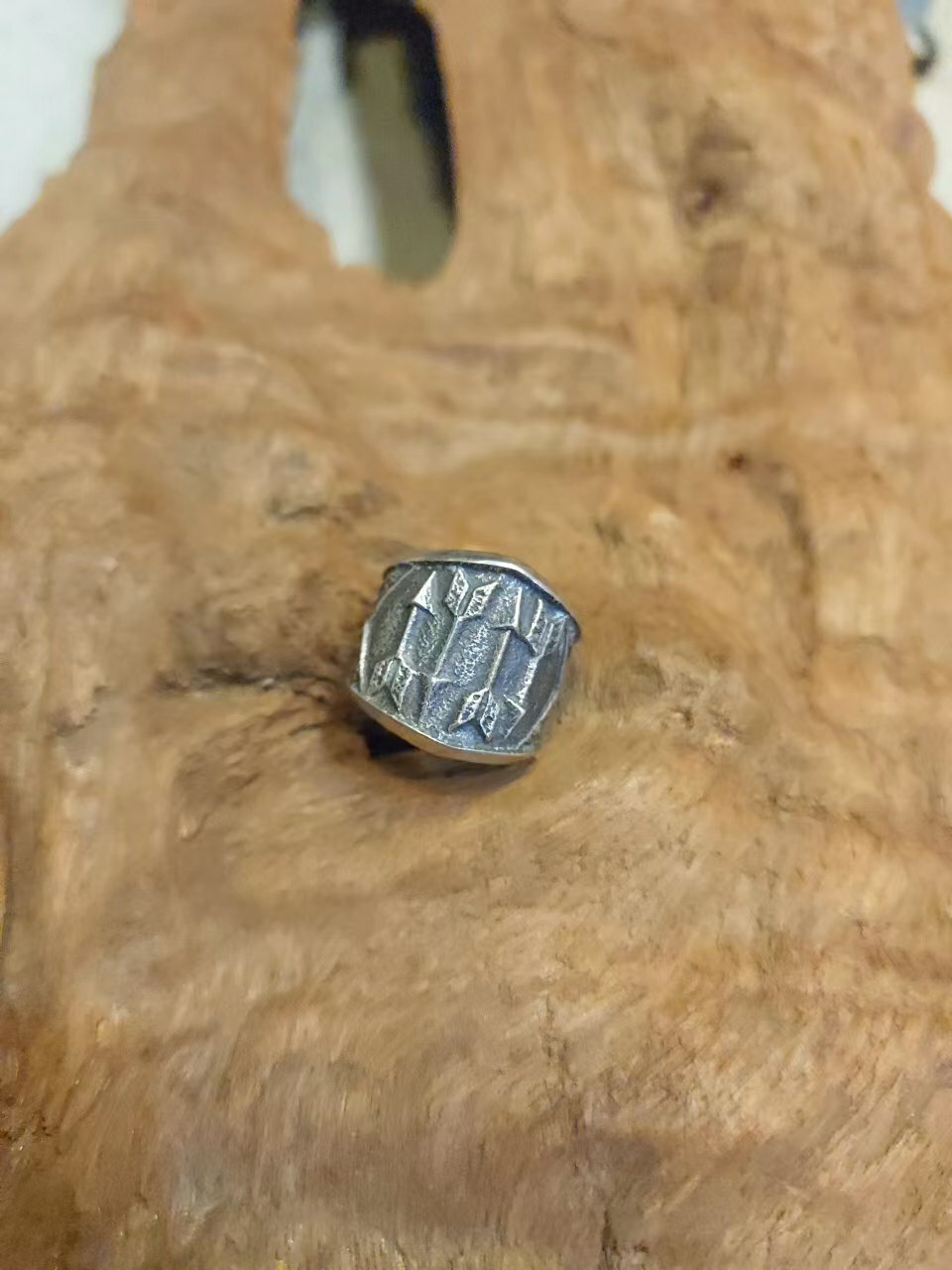 K.Yazzie -純銀弓箭戒指