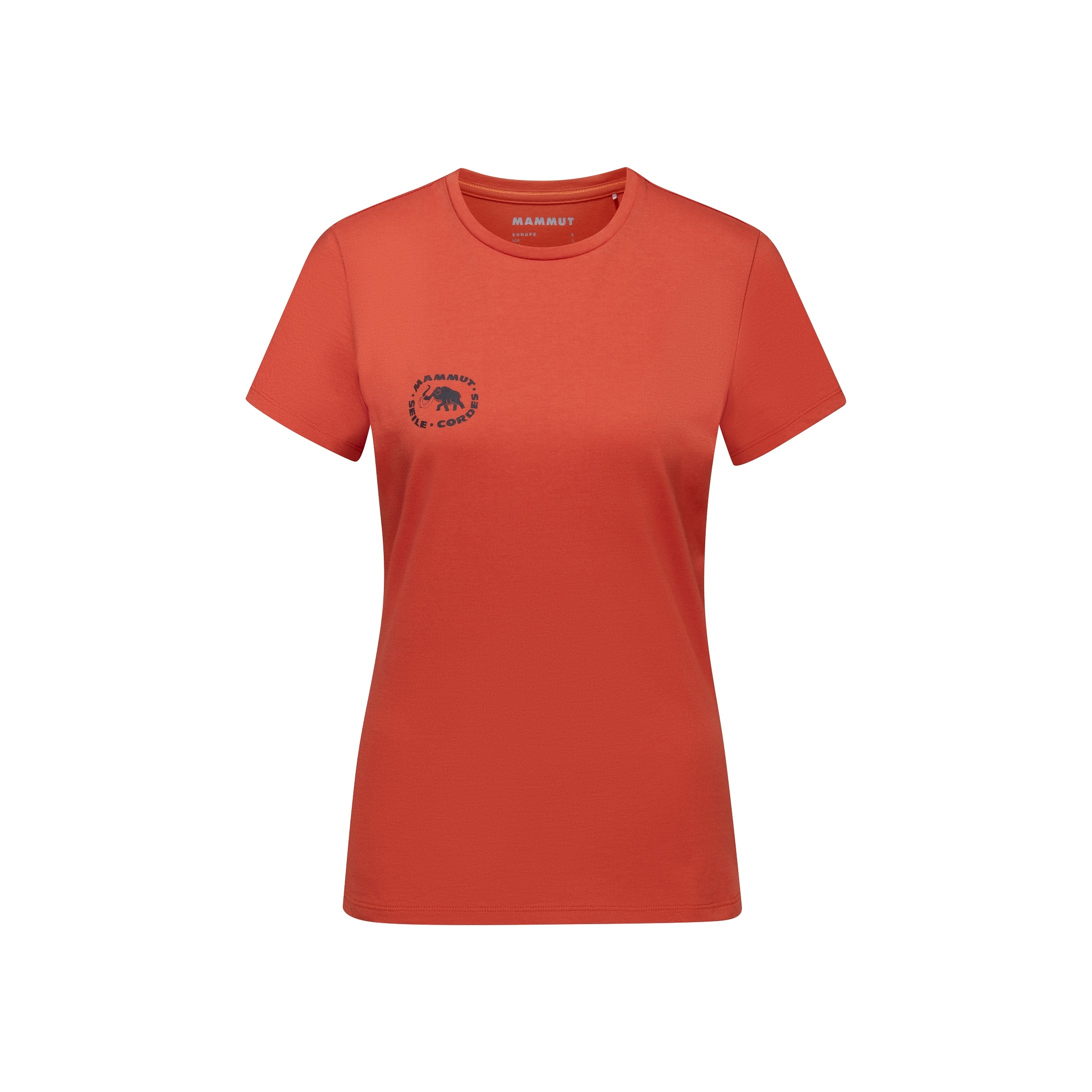 Mammut 有機棉 Seile T-Shirt Cordes 女款 / 陶紅 (M1017009842249)