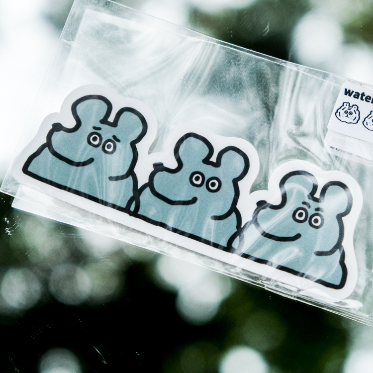 ericoco 小虎day｜防水貼紙｜搗蛋三鼠
