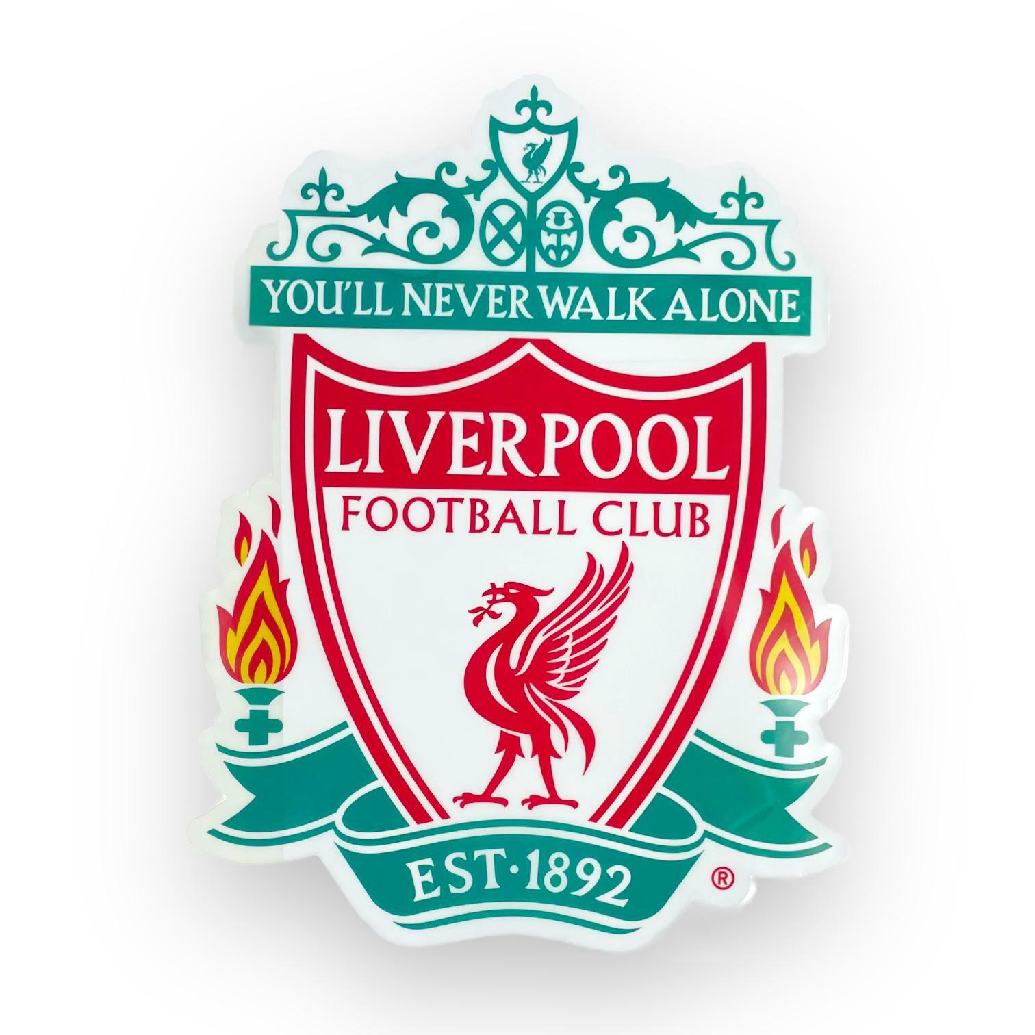 利物浦A4 Size傳統會徽透明貼紙