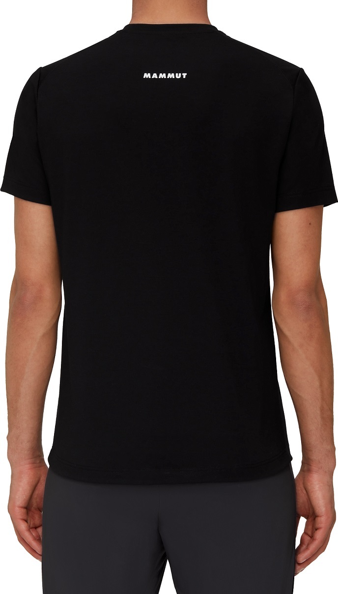 Mammut 機能LOGO素色短袖T恤 Trovat T-Shirt 男款 / 黑 (M10170986400480)