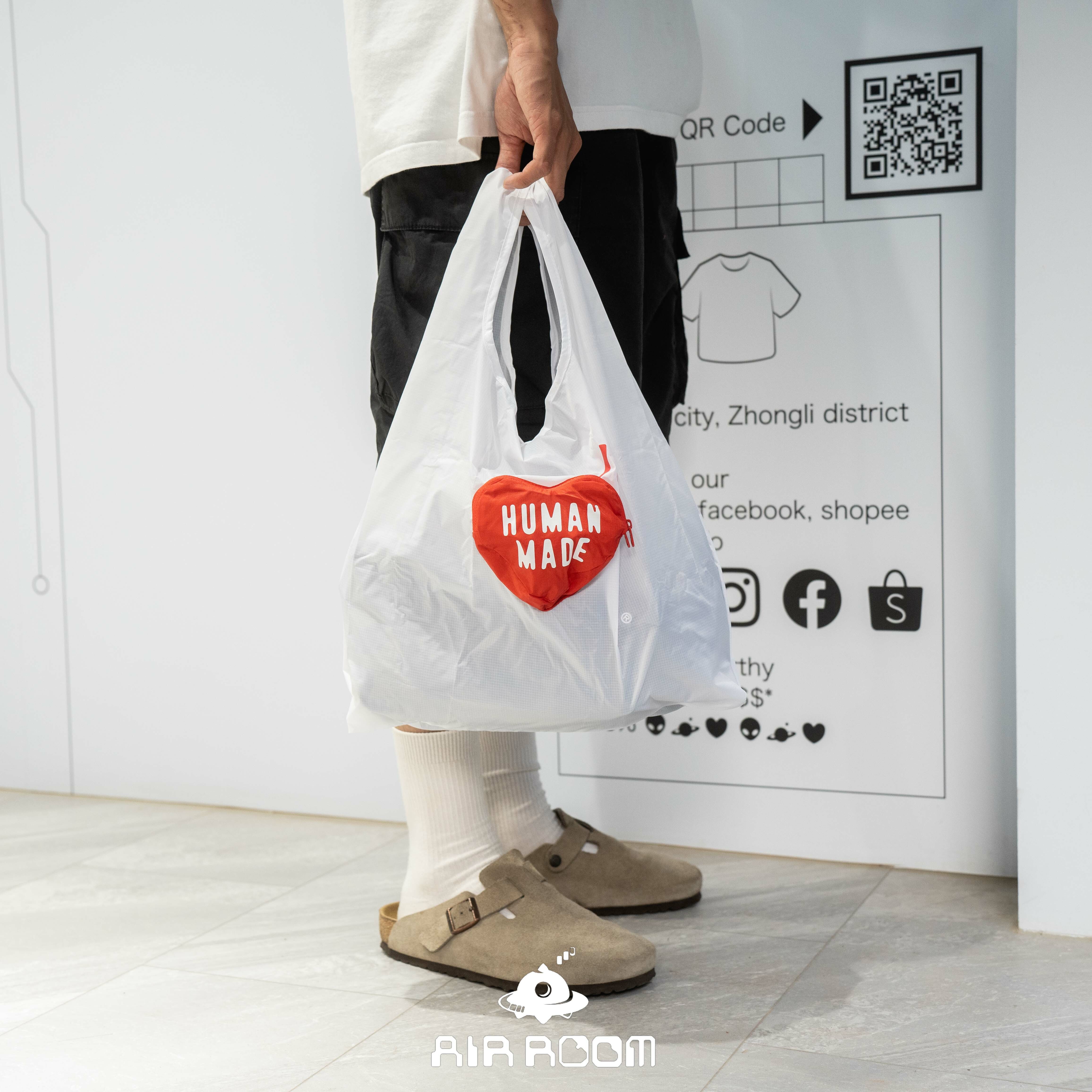 2023SS HUMAN MADE PACKABLE NYLON TOTE 愛心尼龍托特包可收納現貨