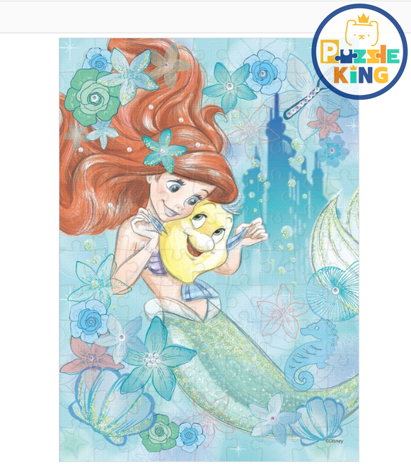 小美人魚-素描 (布質) (外加裝飾)