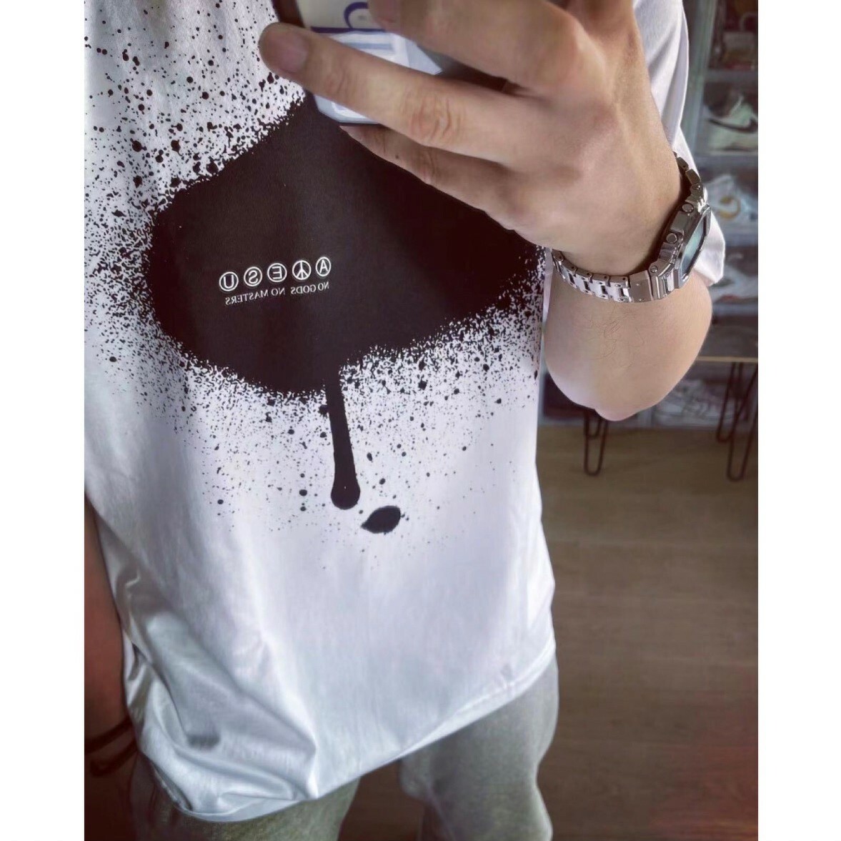 Supreme x Undercover Tag T-Shirt 23SS 聯名 潑墨 短T SS23T7