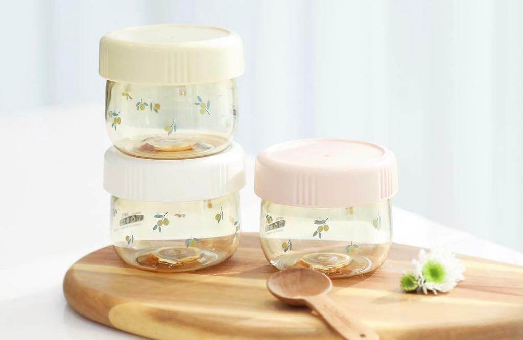 (現貨)DTD x Grosmimi PPSU Baby food 輔食容器（1set 3pc)