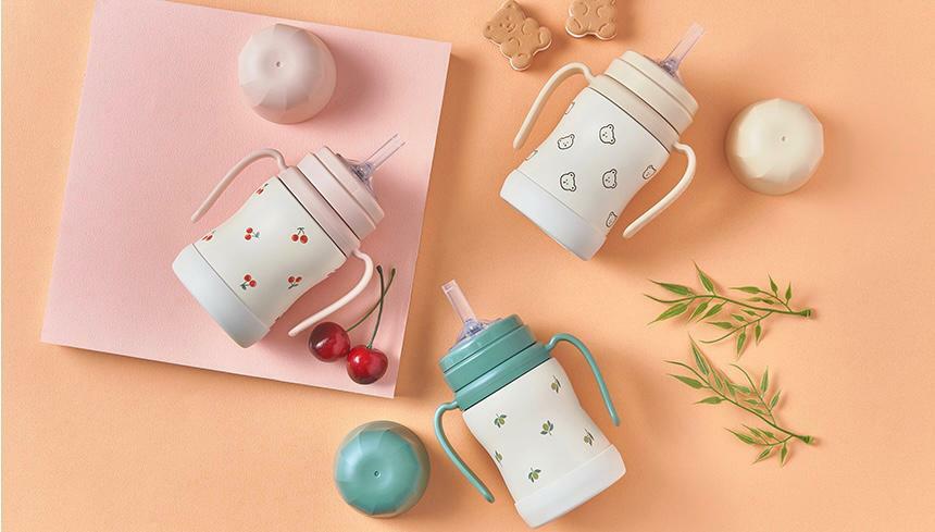 (現貨) 韓國製Grosmimi 不鏽鋼學習杯