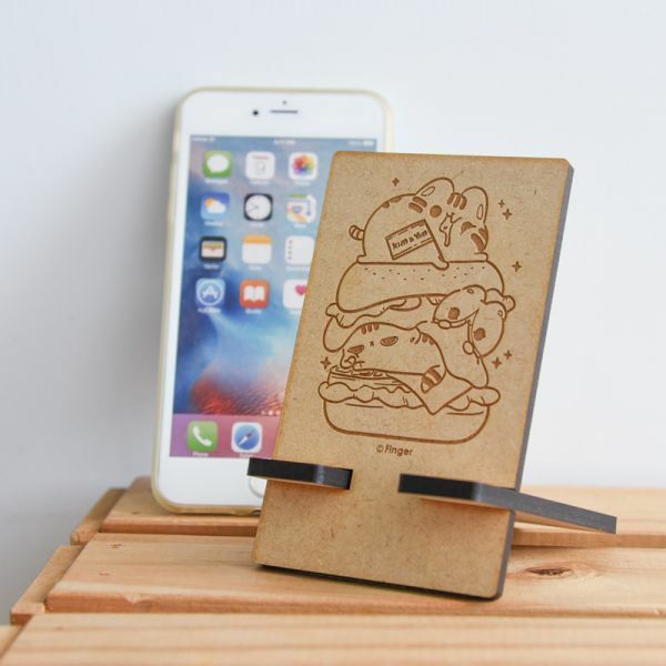 金銀喵吃貨手機座