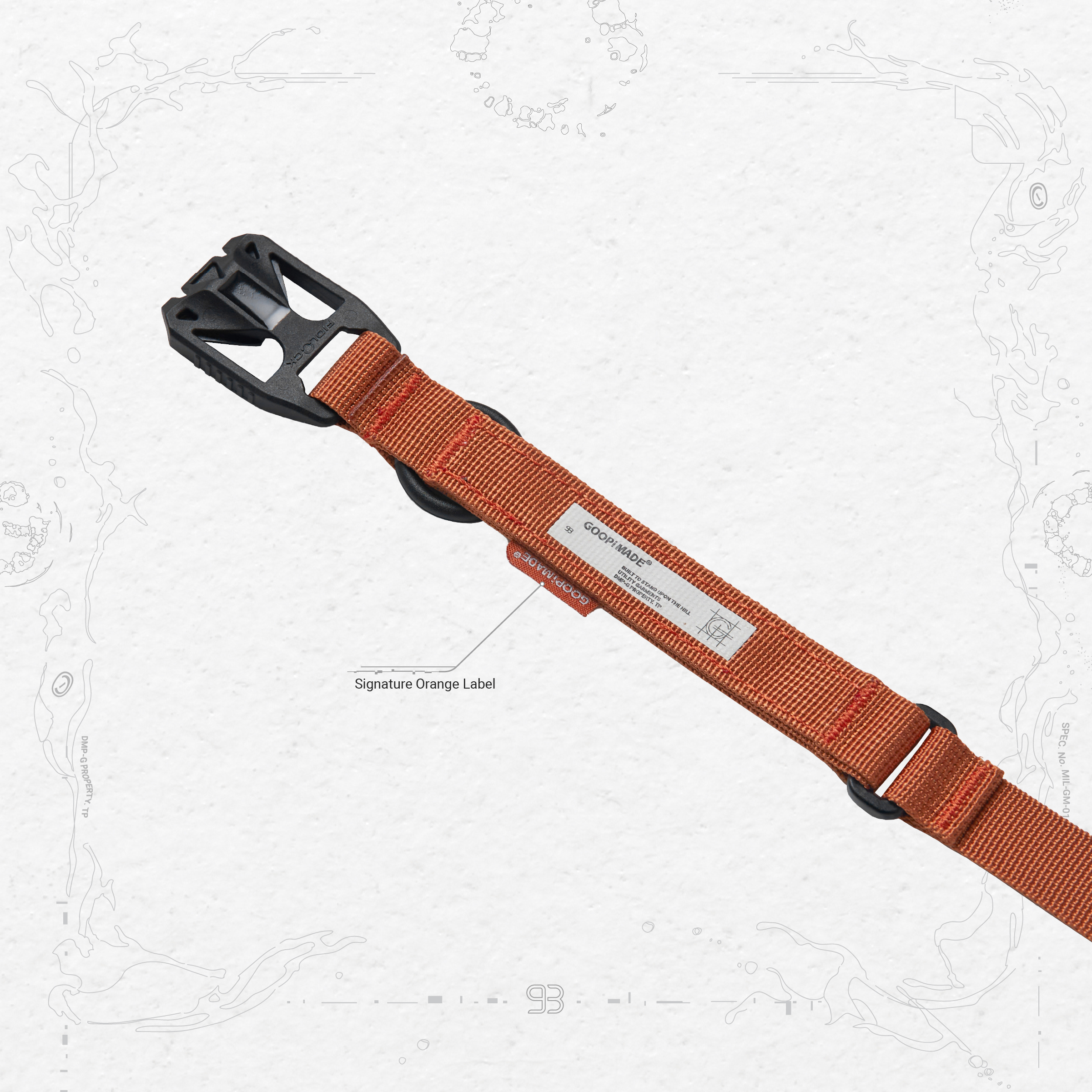 FN-D9” FIDLOCK Nylon Combat Loop - Pumpkin