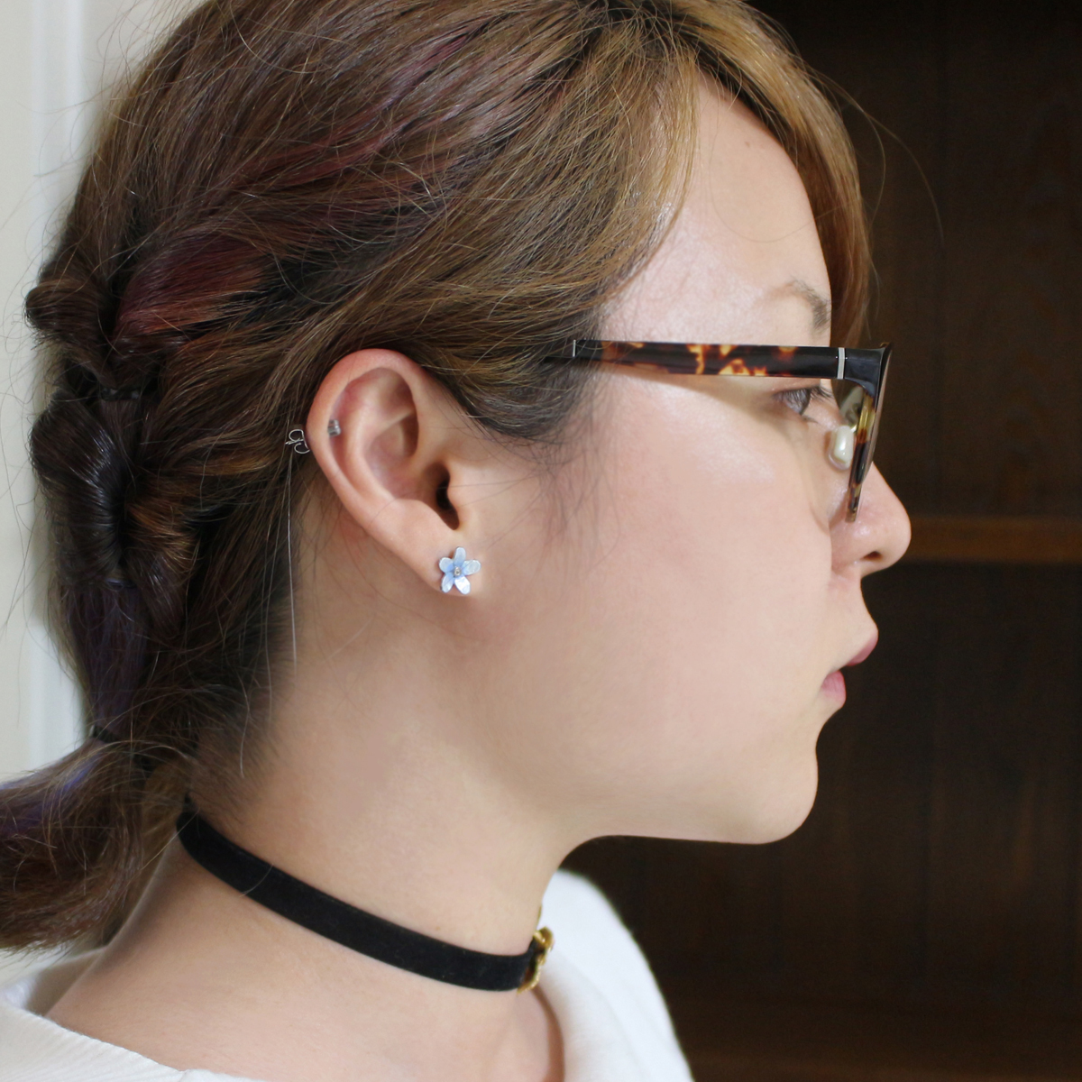 Palnart Poc 藍星花耳環/戒指