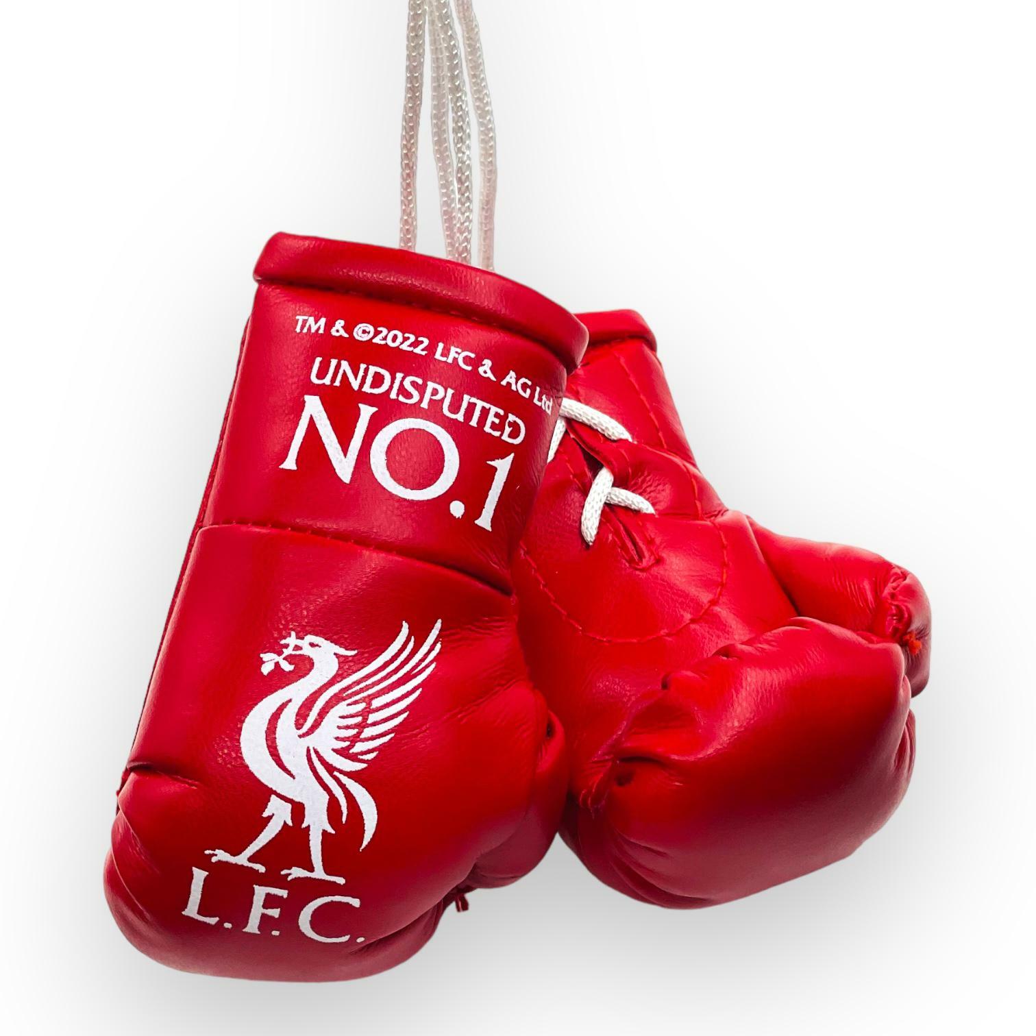 利物浦紅白色NO.1拳套車飾