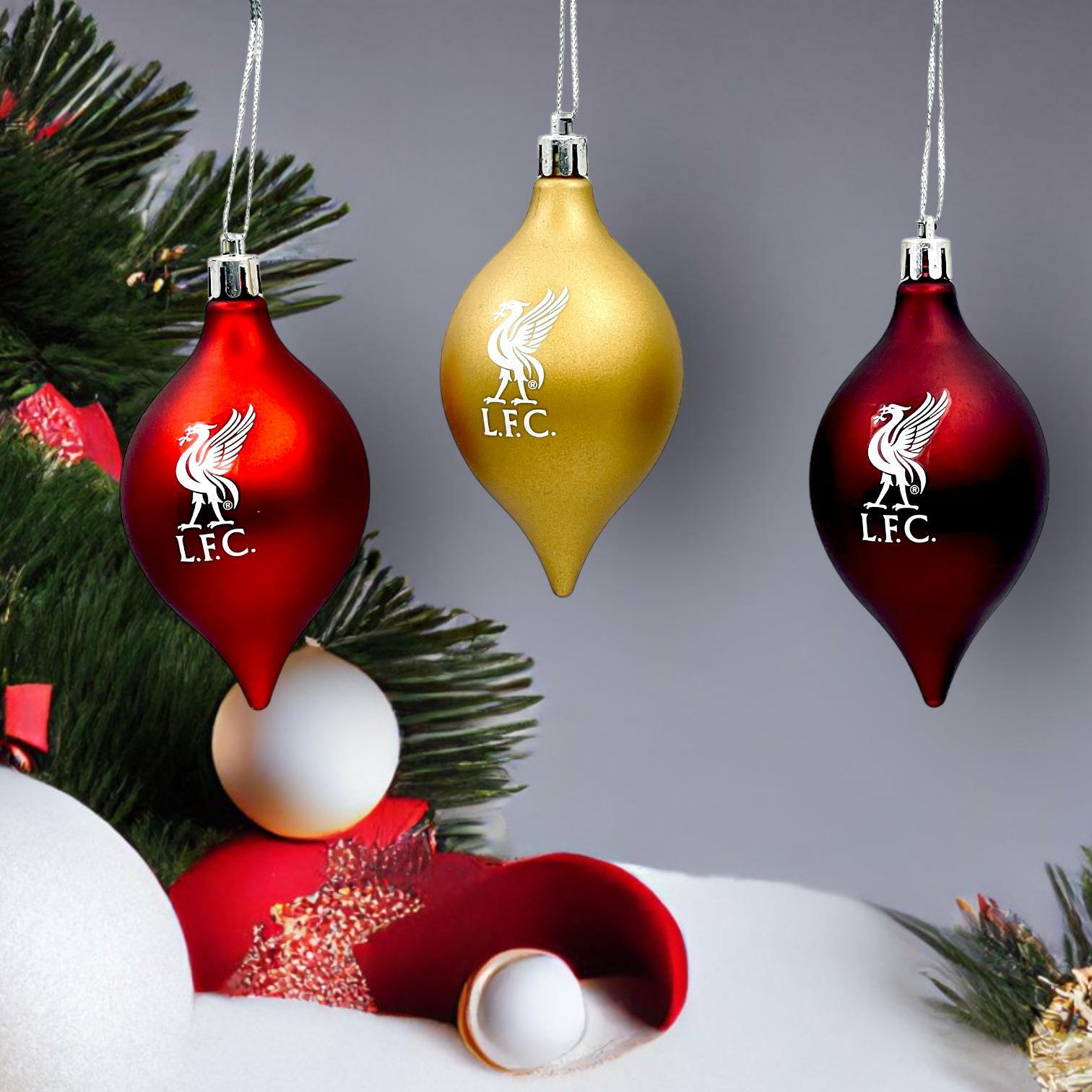 利物浦會徽聖誕吊飾(一套3個)
