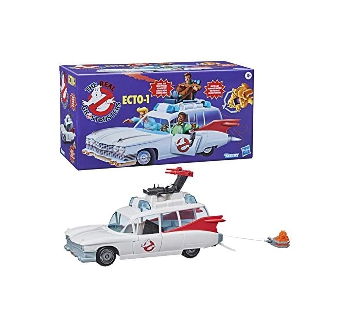 Ghostbusters Track & Trap Ecto-1 Véhicule Jouet avec caractéristiques effrayantes Ecto-Stretch