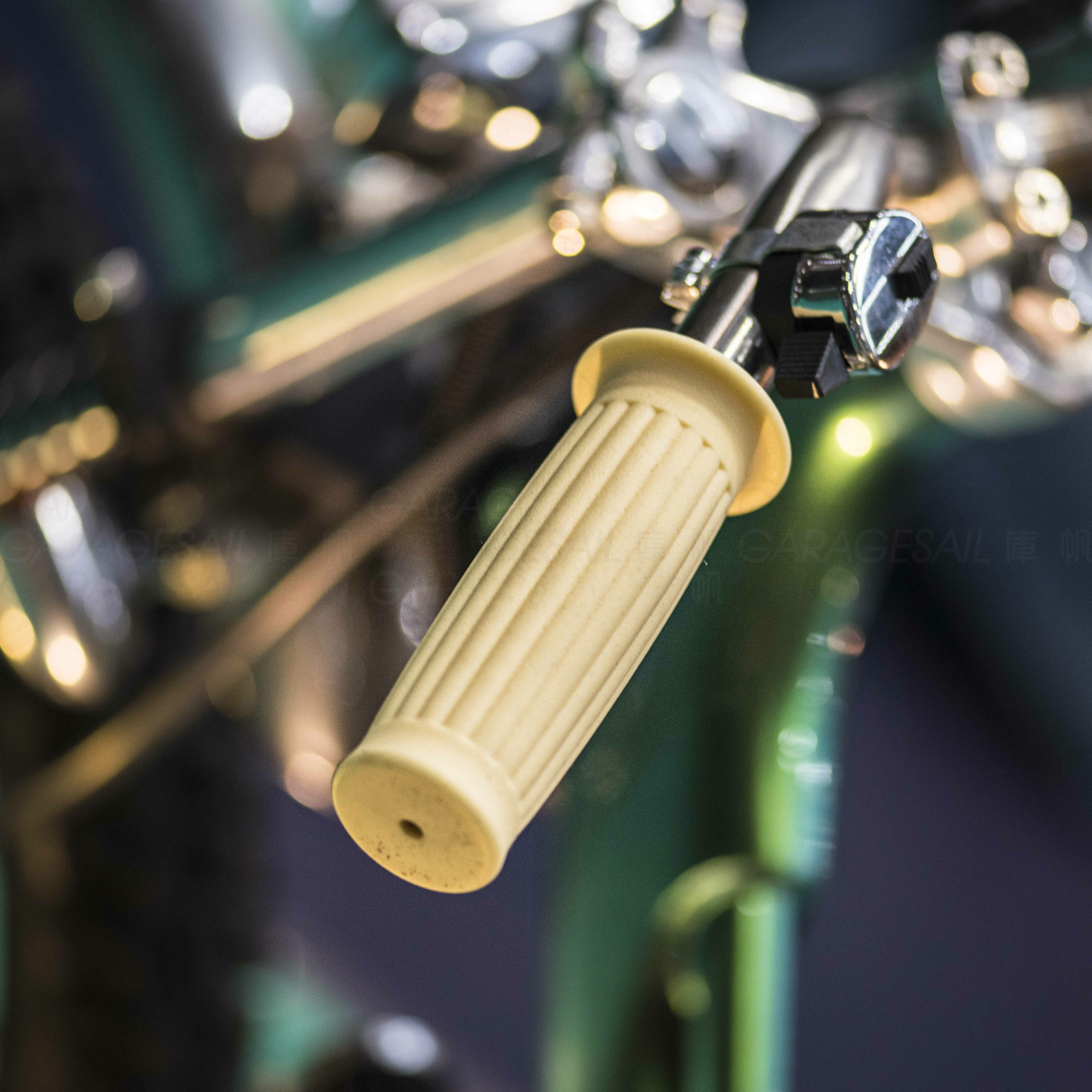 橡膠 握把套 橡木桶 - 米白