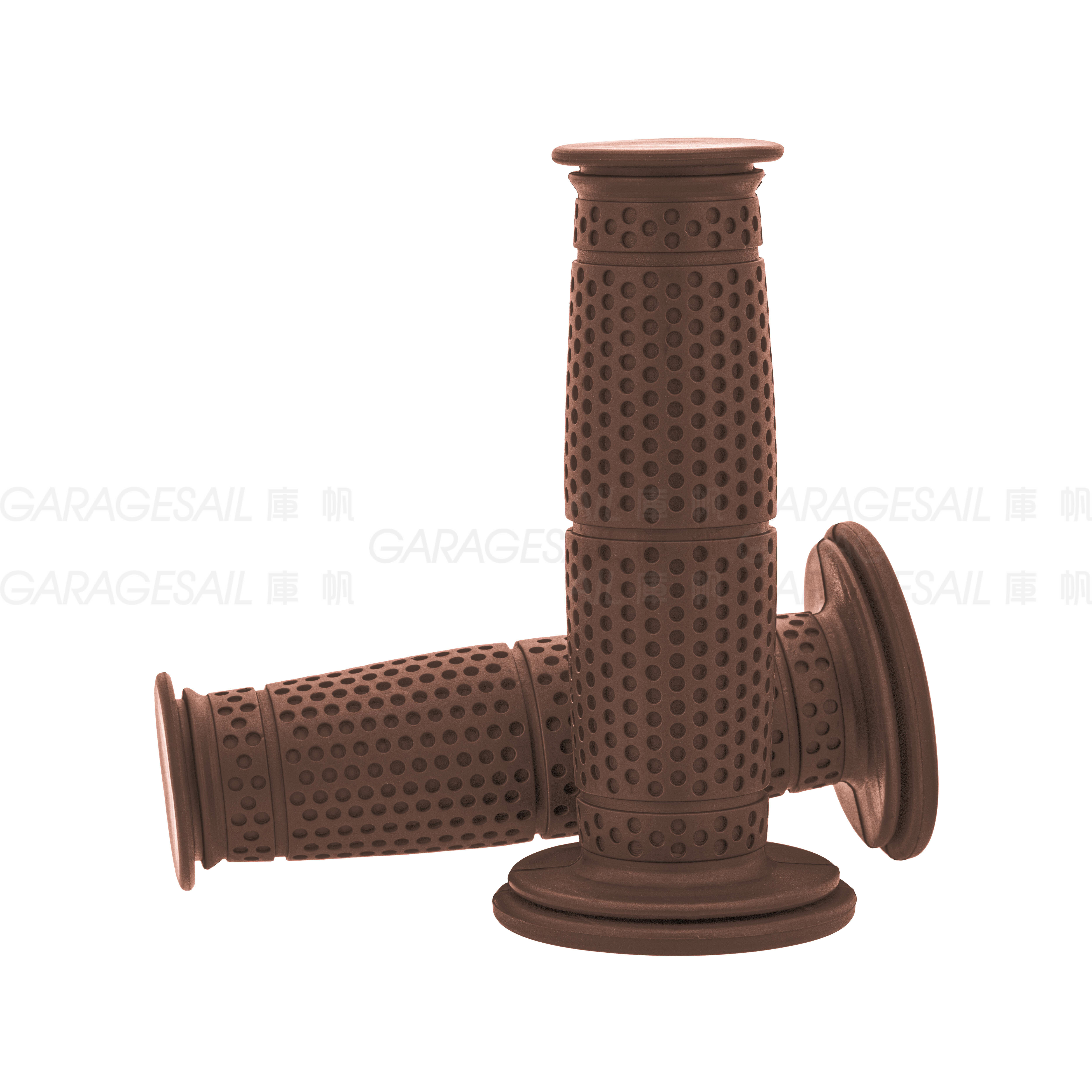 橡膠 握把套 點點 - 咖啡