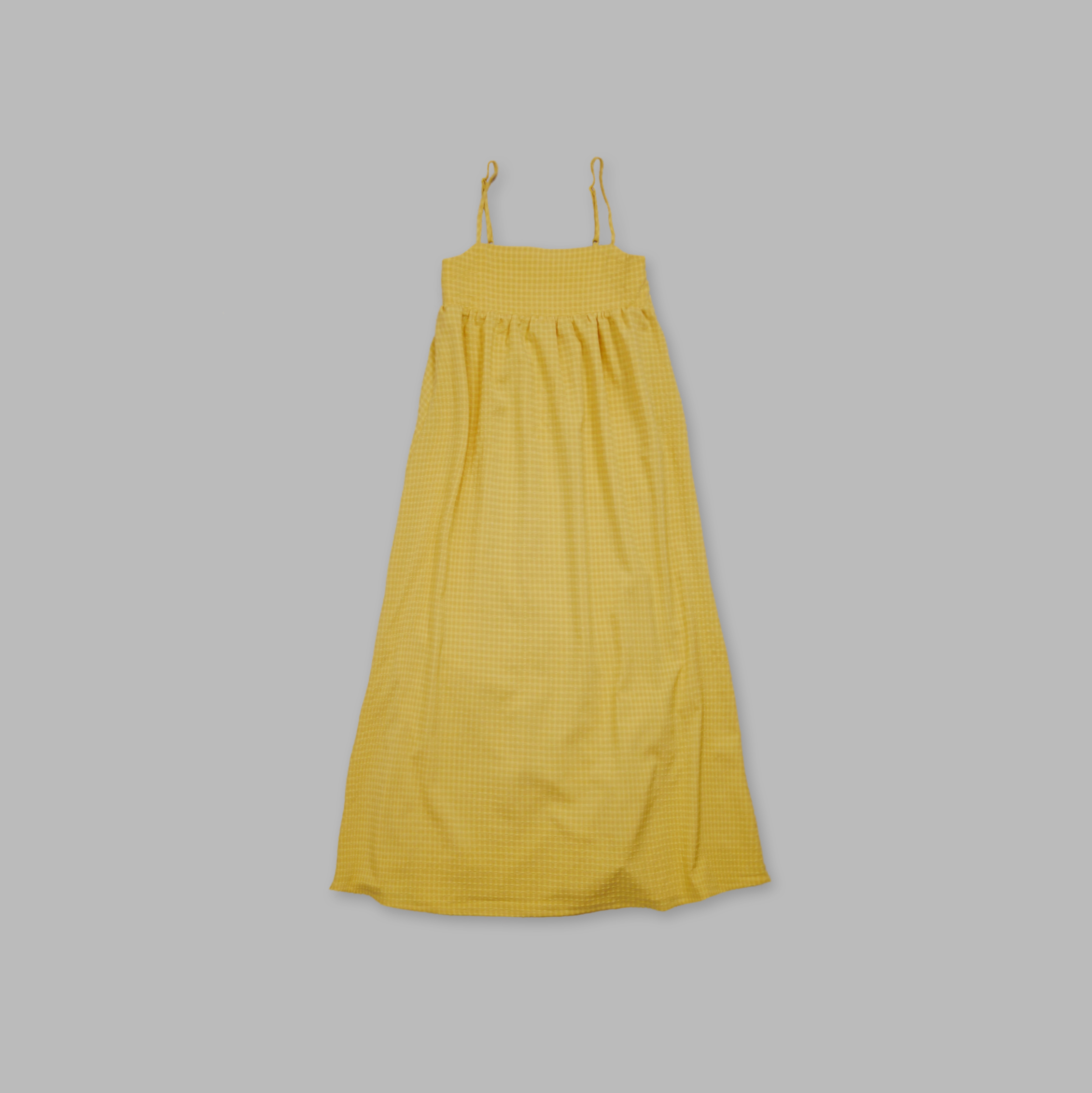 J.P.L. 細帶維希格紋傘型洋裝 ╭ 2色 ╮