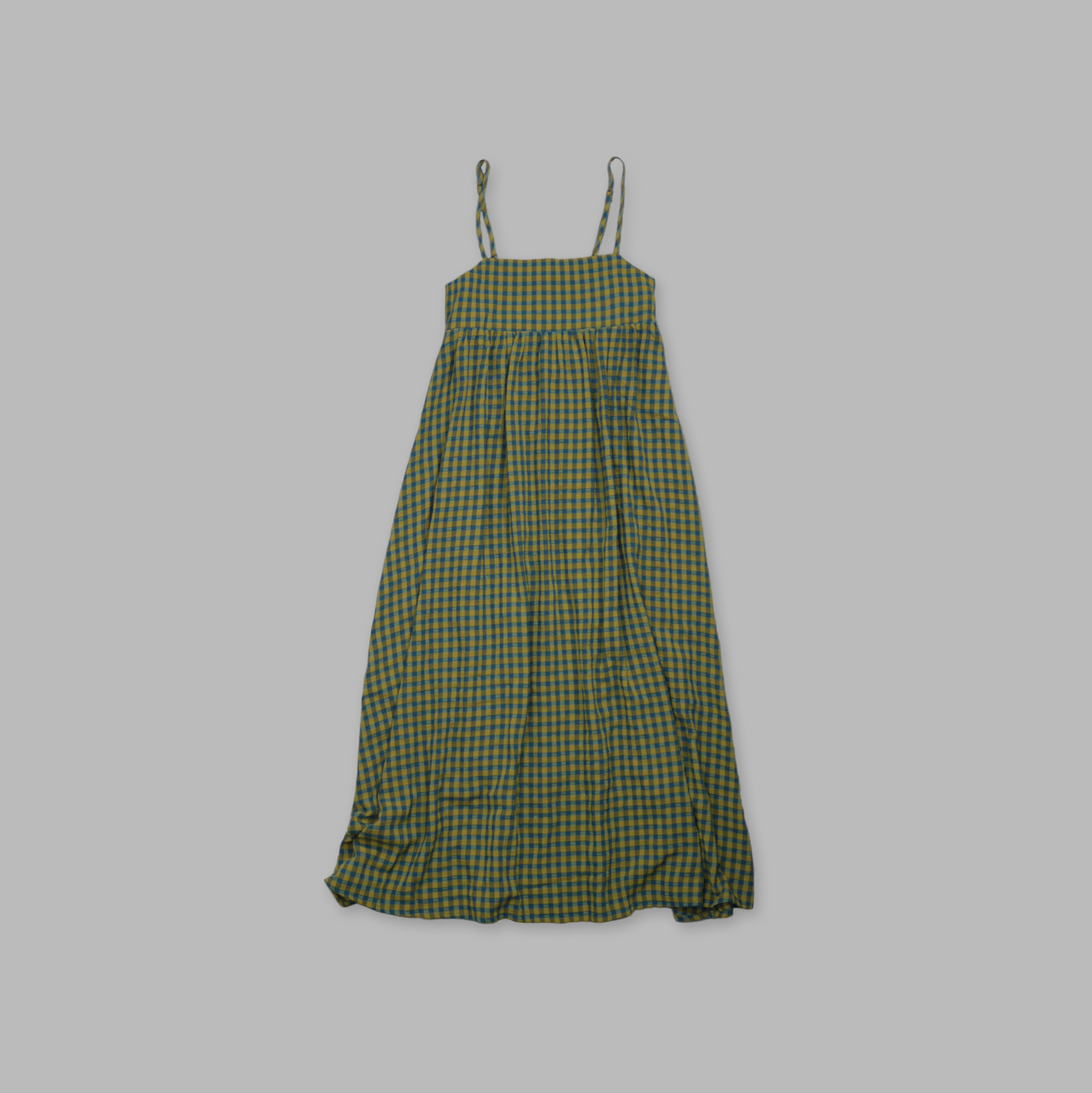 J.P.L. 細帶維希格紋傘型洋裝 ╭ 2色 ╮