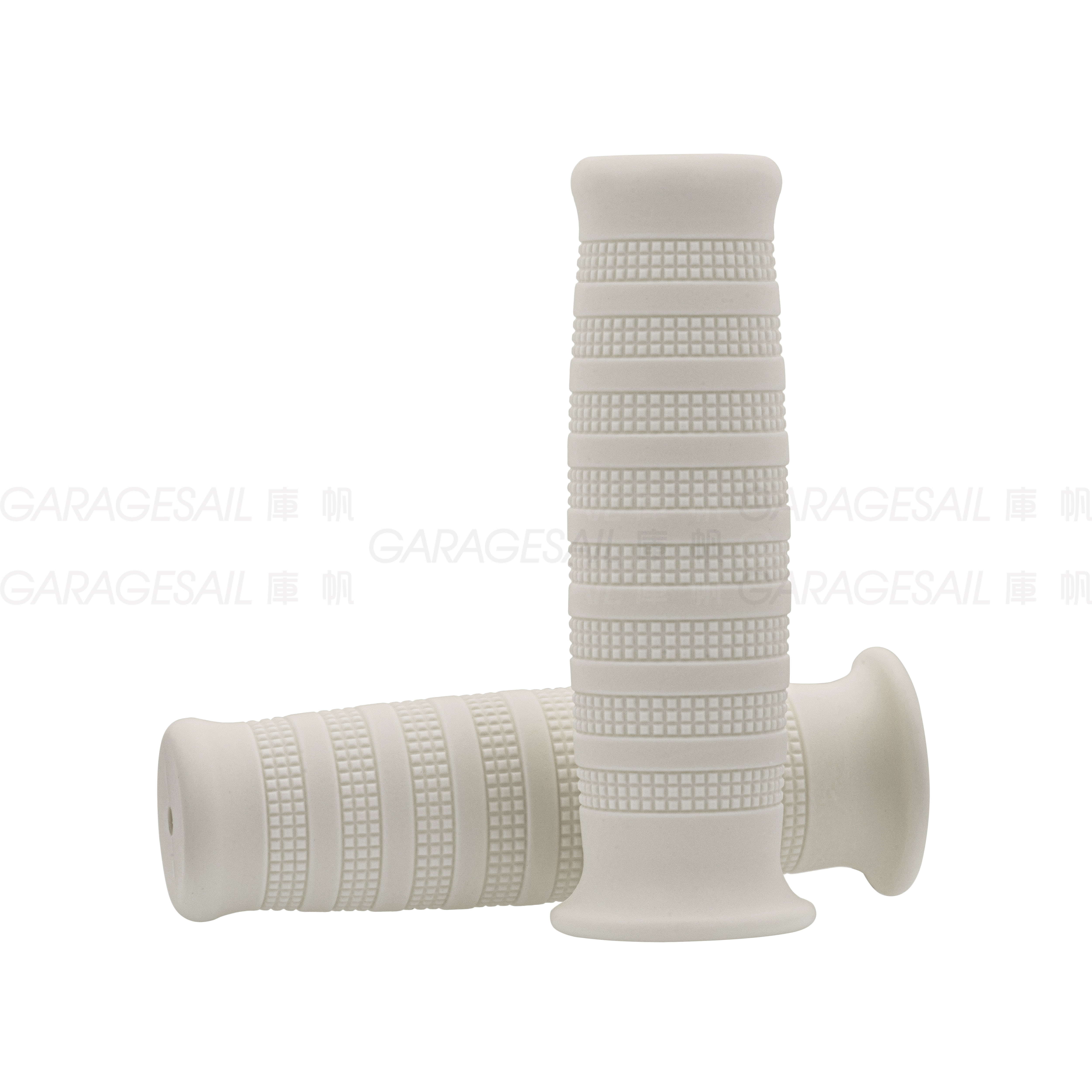 橡膠 握把套 滾輪子彈 - 白