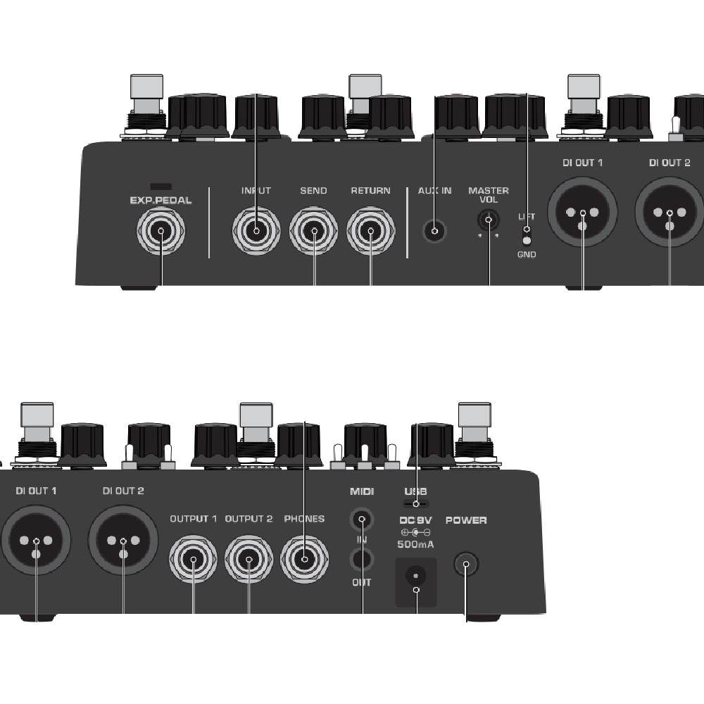 NUX Nux / Trident (NME-5) 吉他綜合效果器 第 2 張圖片｜三峽吉他 / Bass