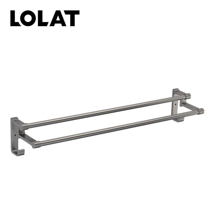 LOLAT鋁合金毛巾架-槍灰色A2120AZZH