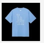 [S] MLB CREW NECK MONOGRAM UNISEX STREET STYLE COTTON,CANDY BLUE, 3ATSM0233GP002-07CBL (SMLB200)