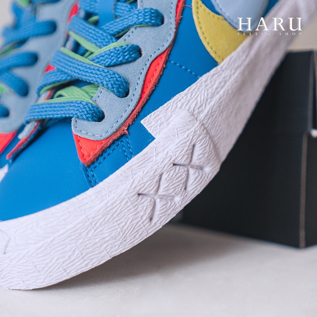 三方聯名KAWS x SACAI x NIKE BLAZER LOW 聯名解構男女DM7901-600