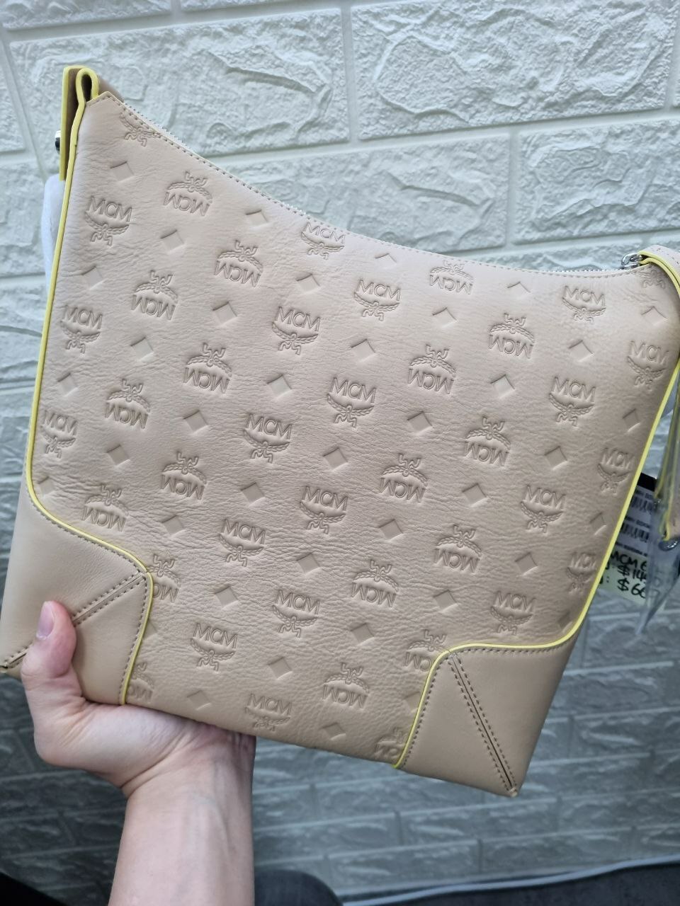 [S] MCM AREN HOBO BAG,CROISSANT, 8809735045704 (SMCM67)