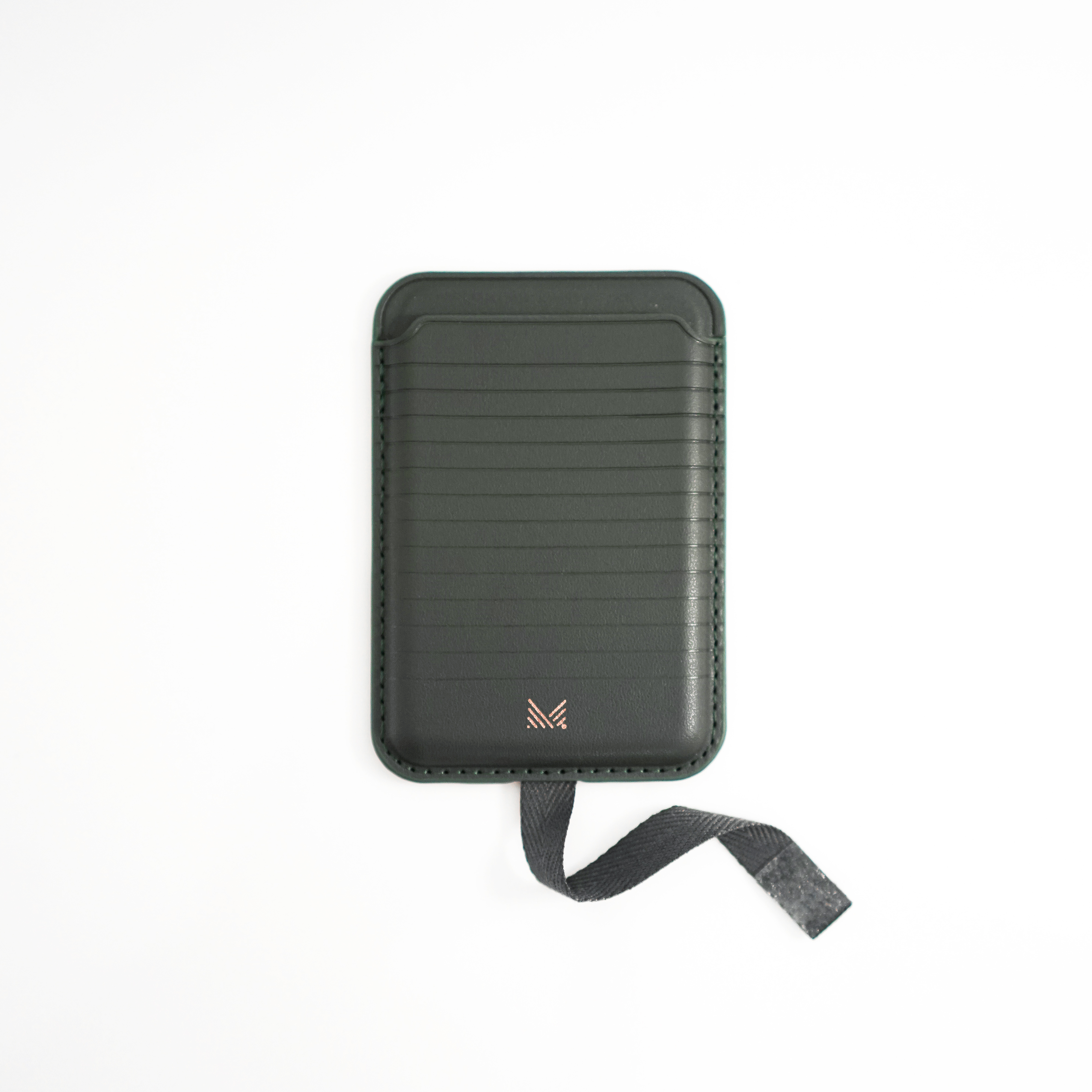 LUCID Refined | Premium Vegan Leather Magnetic Wallet for iPhone - Olive Night