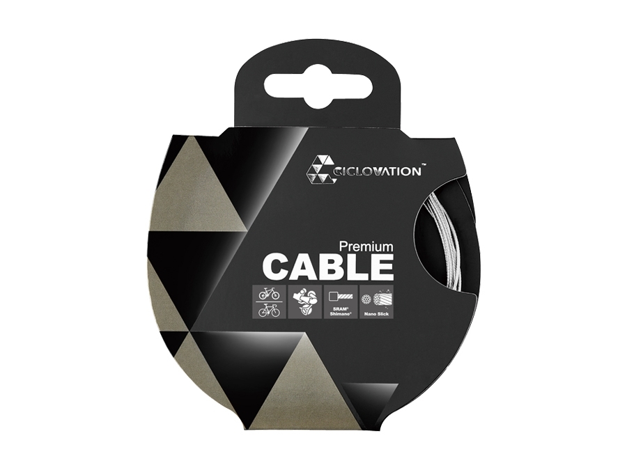CICLOVATION 馳興 高階款 - 不鏽鋼奈米拋光變速內線 - Shimano® / SRAM® (2100mm)