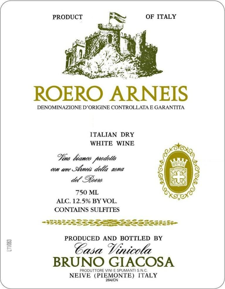 Bruno Giacosa Roero Arneis 2022