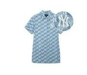 [S] MLB ALL OVER NY PRINT POLO DRESS,SKY BLUE, 3FDDM0133GP001-50SBL [FINAL SALES] (SMLB207)