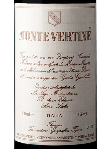 Montevertine Toscana Rosso 2019 (RP96)