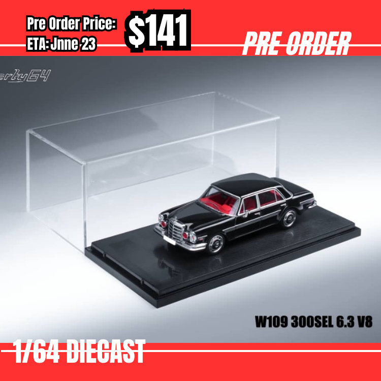 Pre Order-$141 Liberty64 300 SEL 6.3 V8 W109 Black [OD5/06]