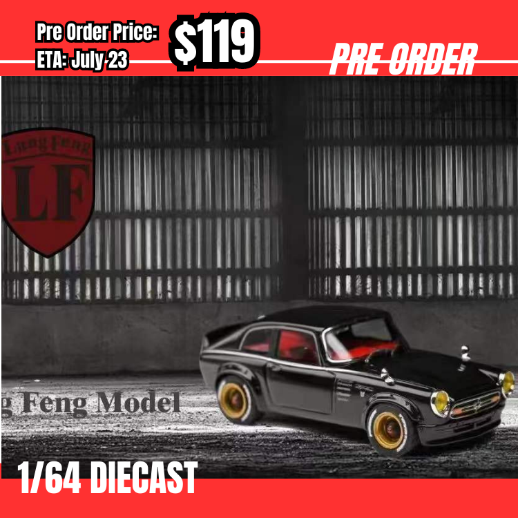 Pre Order-$119 LF Model S800 Coupe Outlaw Black (送素模人偶) [OD5/06]