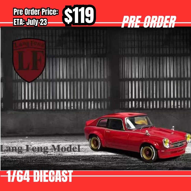 Pre Order-$119 LF Model S800 Coupe Outlaw Red (送素模人偶) [OD5/06]