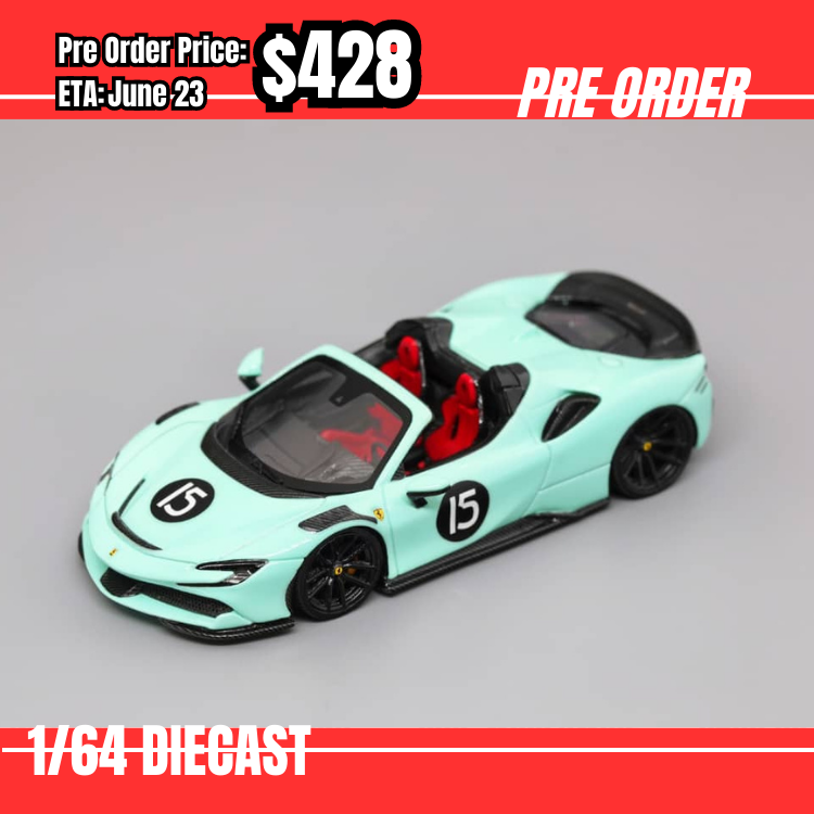 Pre Order-$428 U2 Novitec SF90 Spider Mint Green [OD5/06]