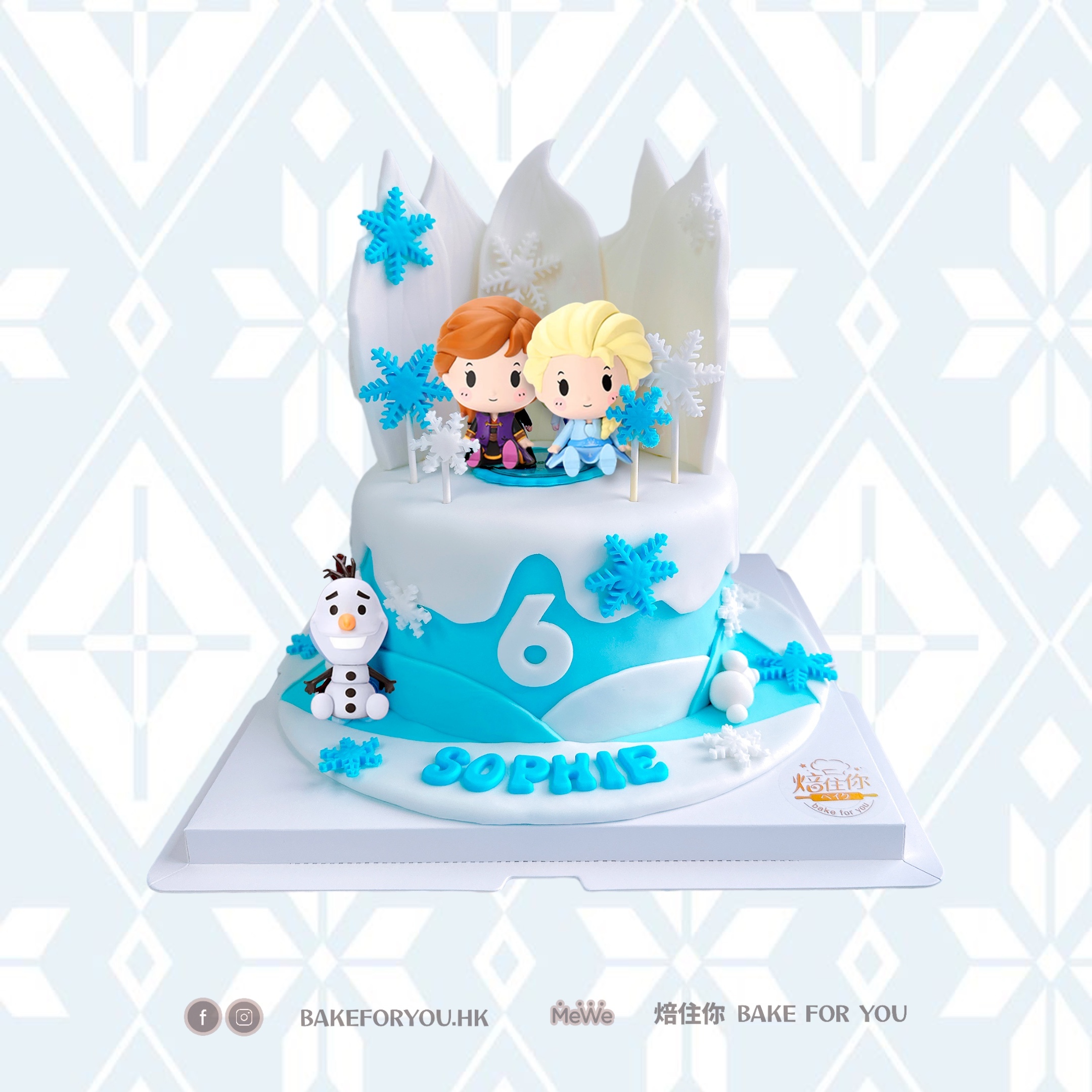 冰雪奇緣Elsa公主蛋糕DIY-妮可六歲生日蛋糕 @ 親親三寶與曼蒂媽咪 :: 痞客邦