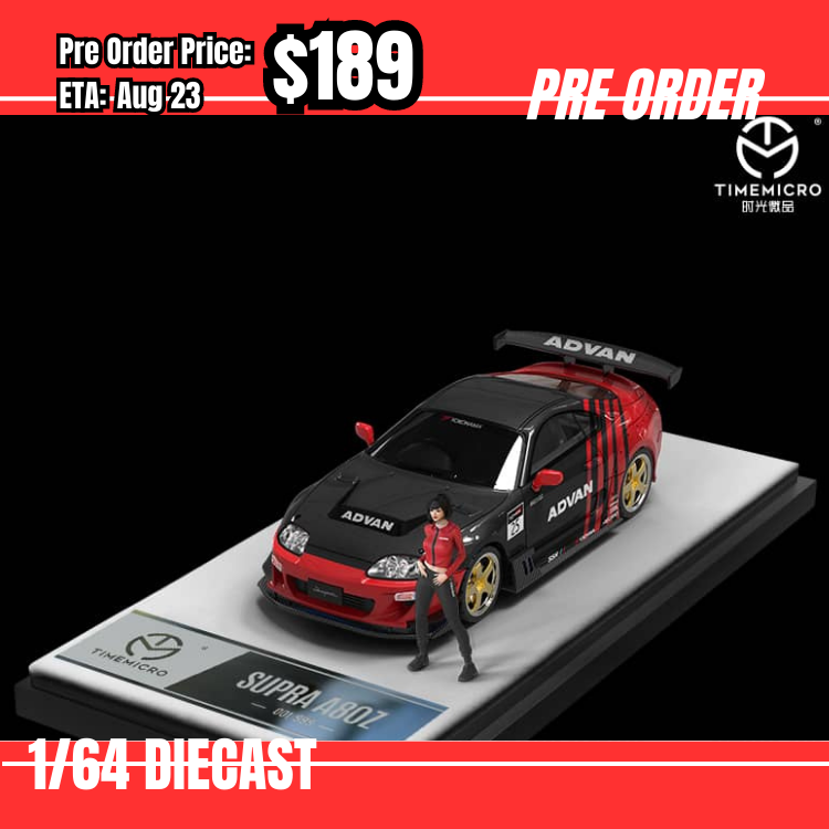 Pre Order-$189 Time Micro Supra A80 Advan W/ Figure [OD5/06]