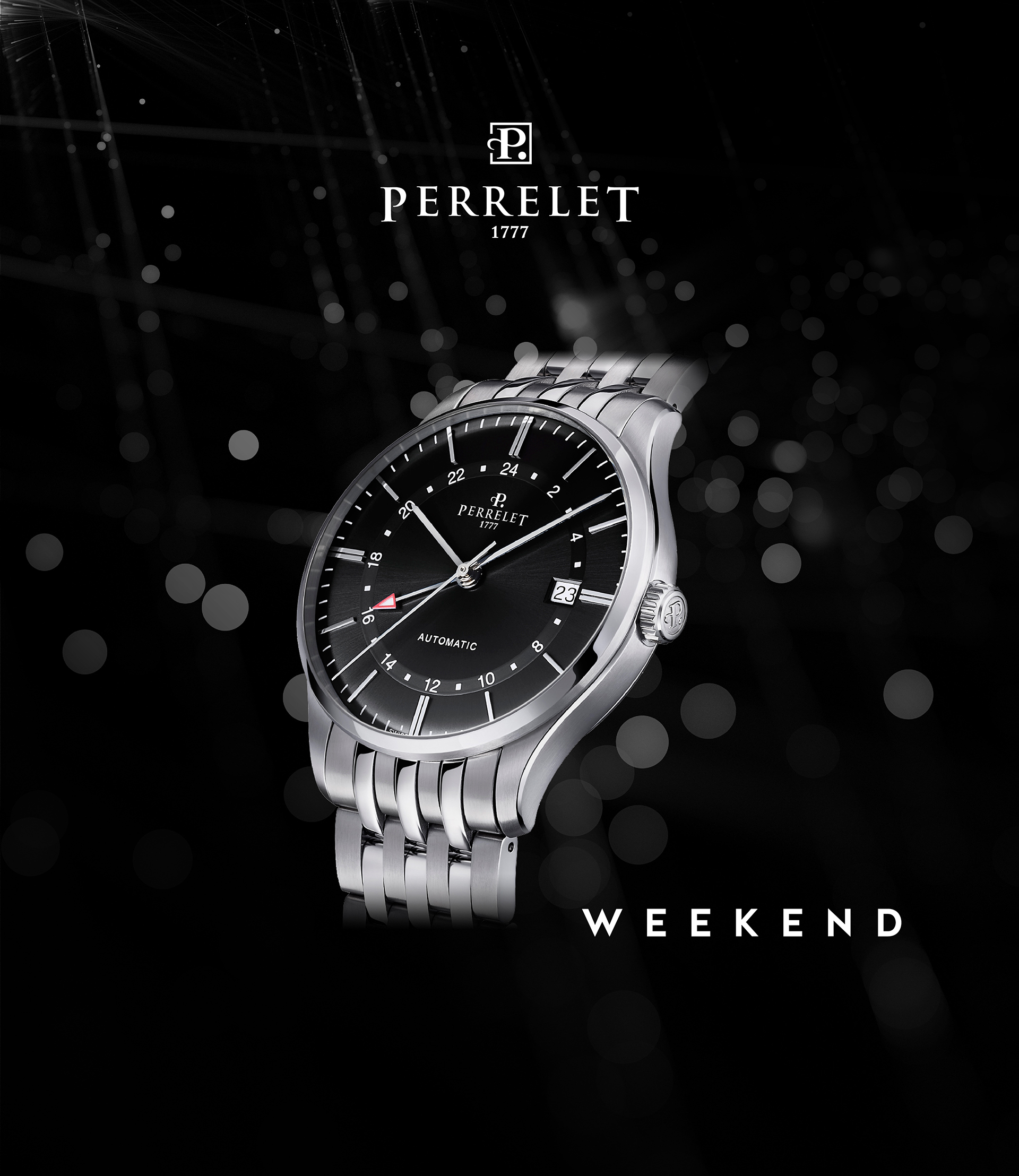 Perrelet 沛力錶 WEEKEND GMT|A1304/6