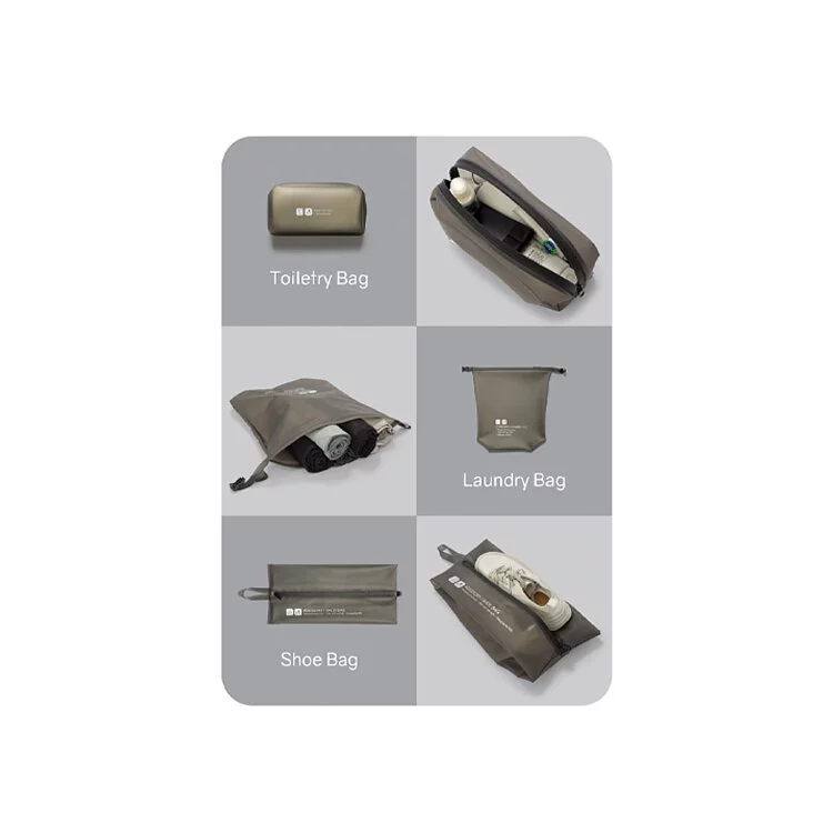 NIID CACHE Travel Kit (Laundry Bag / Shoe Bag / Toiletry Bag)