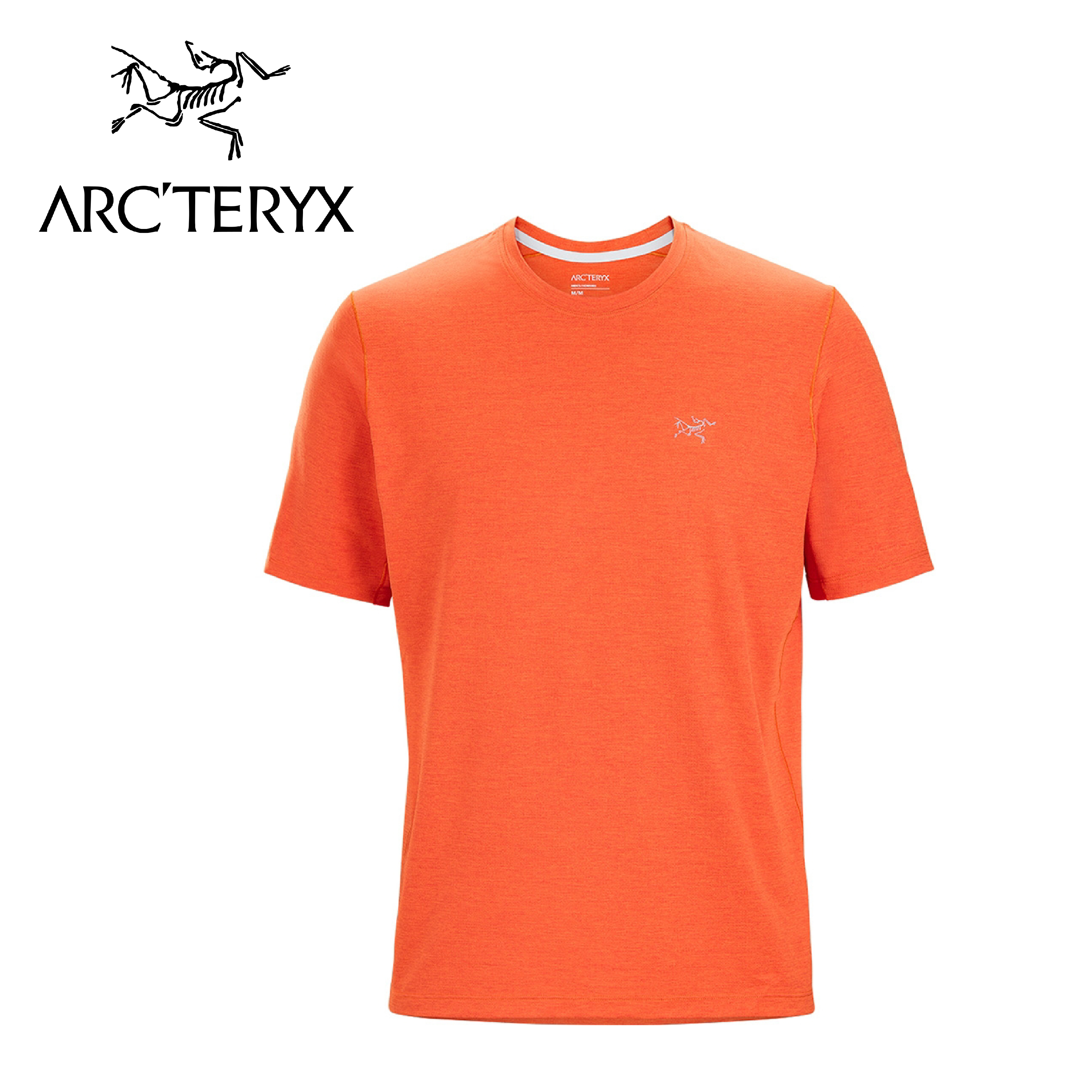 Arcteryx 始祖鳥 男性 Cormac快乾短袖圓領衫  男性圓領短袖上衣 (雜橘) 10AT766412