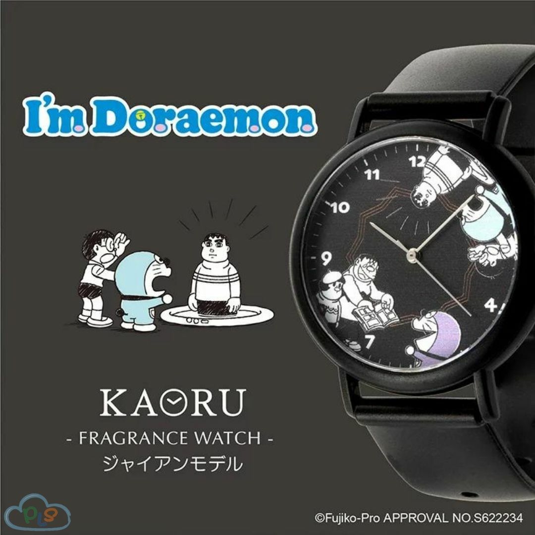 現貨 日本製 朱古力香味手錶 黑色款 I’m Doraemon X KAORU #20402