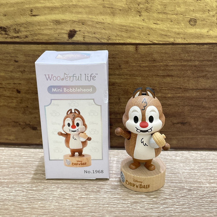 23100-DL 迪士尼大鼻原木彈簧迷你搖頭公仔#KM23-350499