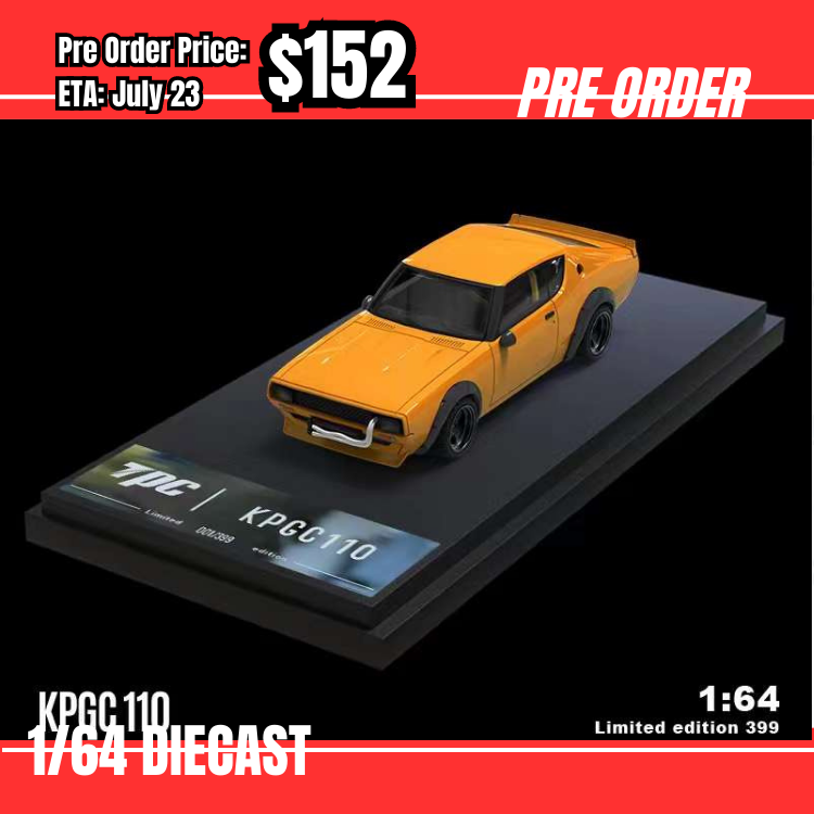 Pre Order-$152 TPC Skyline GT-R KPGC110 LB Orange [OD5/06]