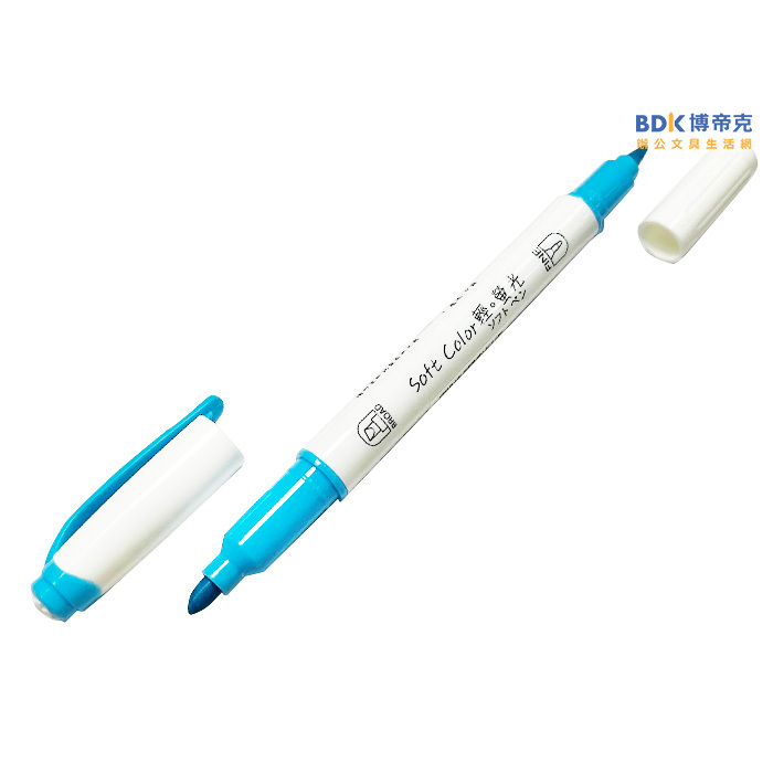 TEMPO 節奏 輕色系雙頭螢光筆6色組 H-1510-6