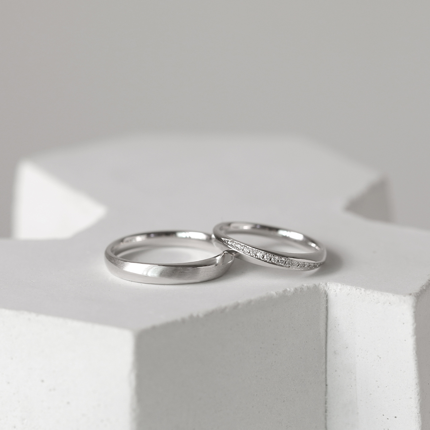 記憶旋音 — 鑽石對戒