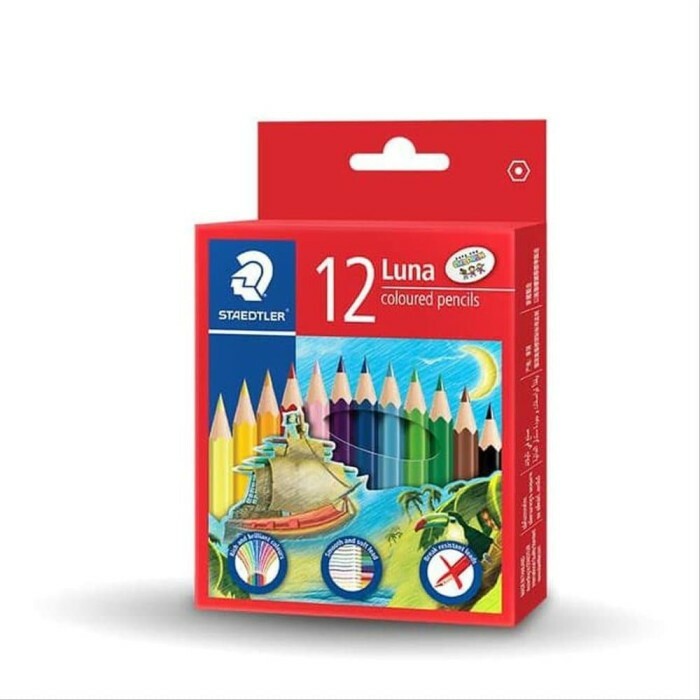 施德樓 Staedtler 12色短桿木顏色筆 #136-01-C12