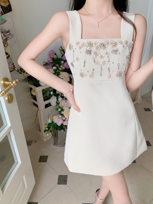 花朵水鑽 優雅小禮服